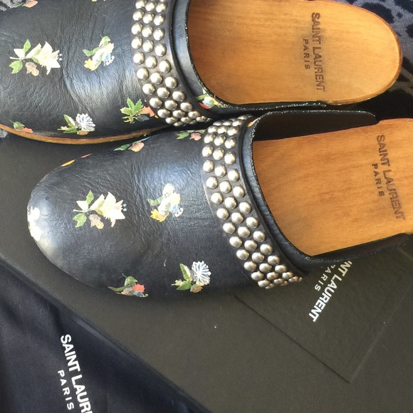Saint Laurent Shoes - 🌸🌼Saint Laurent floral clogs🌸🌼